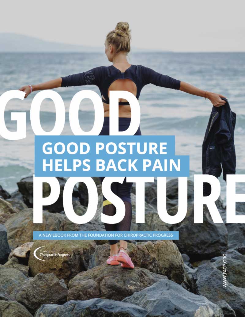 Good posture helps back pain