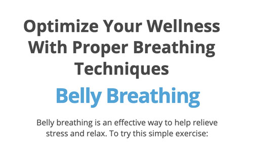 Belly breathing is an effective way ﻿to relieve stress and relax ...