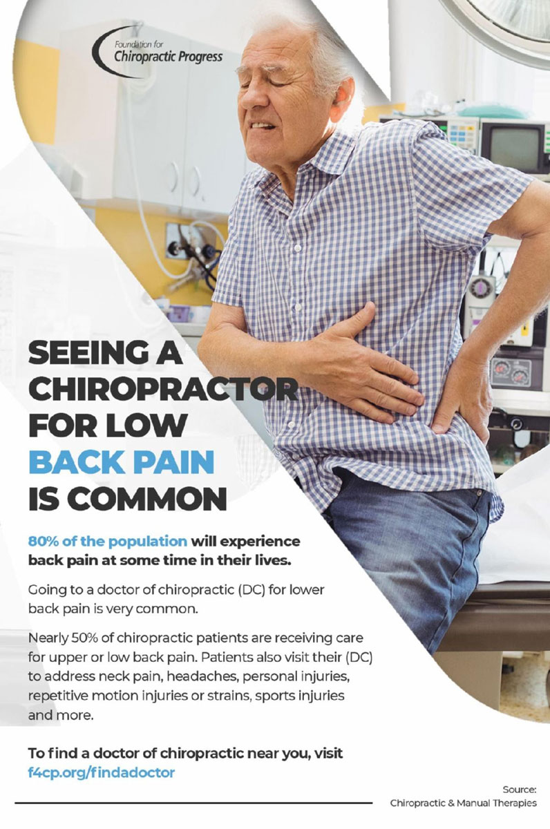 Seeing a doctor of chiropractic (DC) for back pain is common