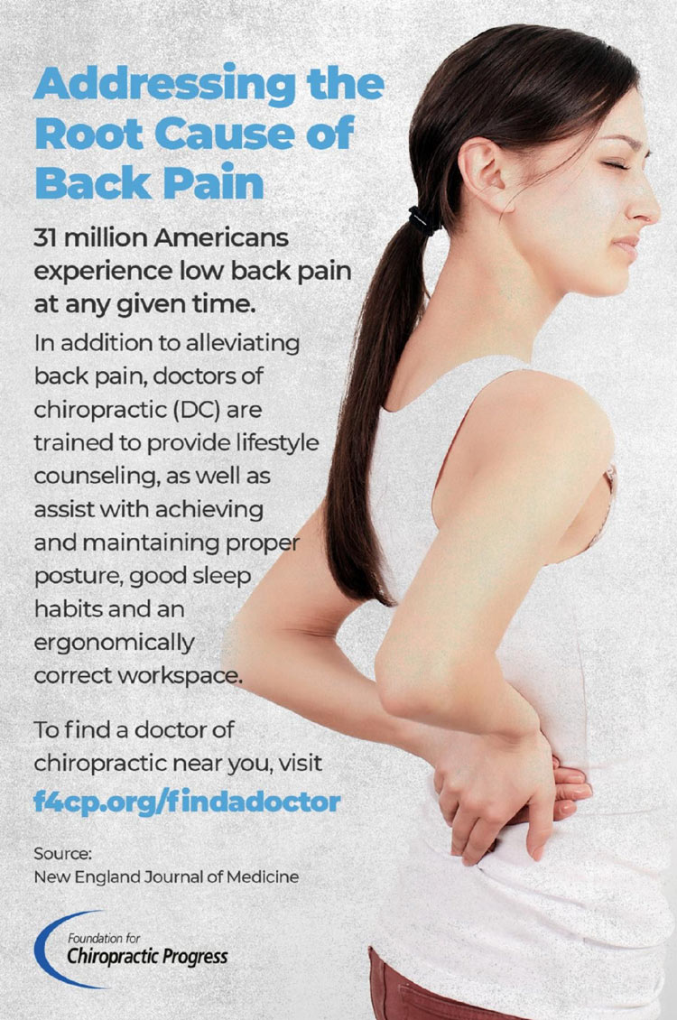 Chiropractic care is a hands-on, non-invasive approach to manage back pain