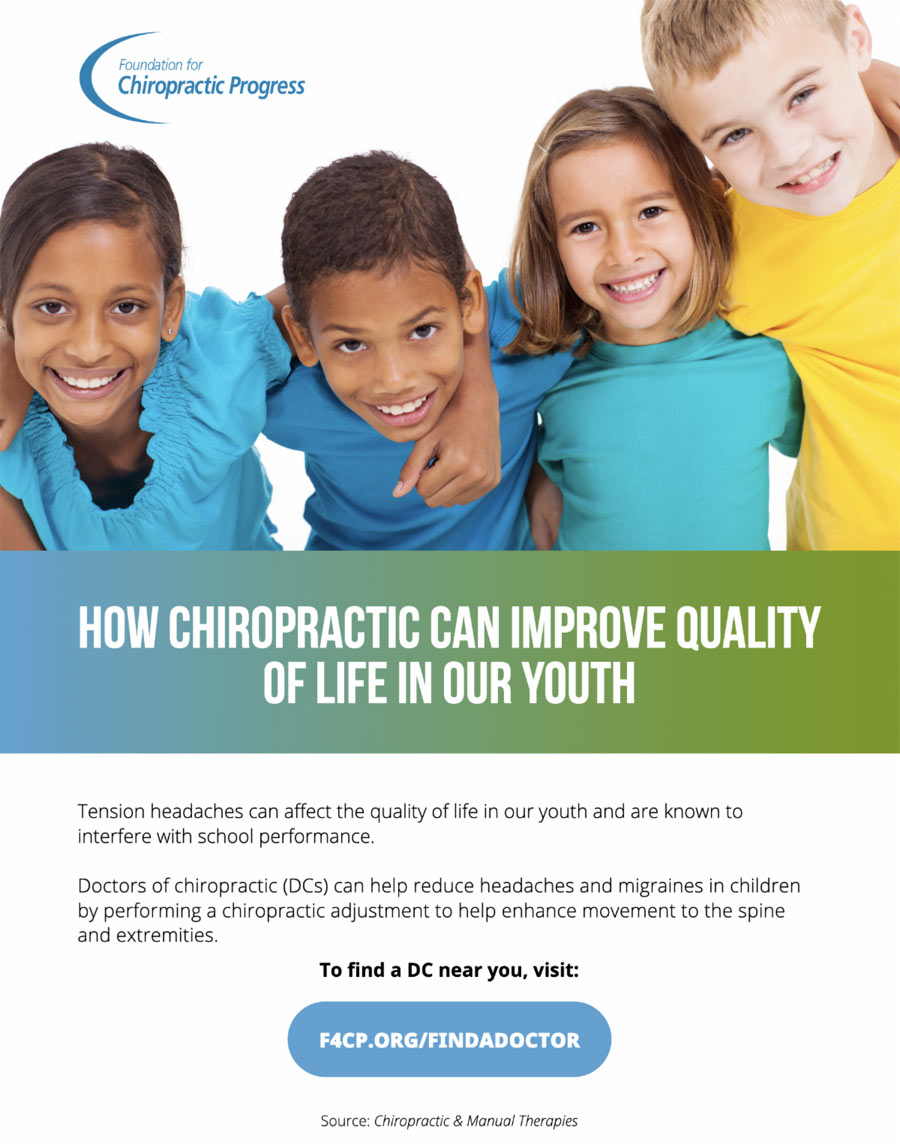 Chiropractic care is a safe and effective solution to reduce headaches and migraines in children