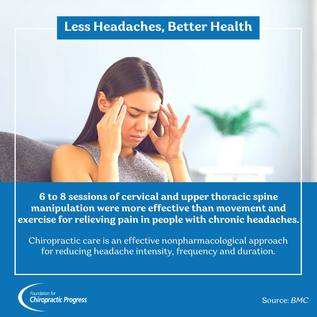Manage your headaches effectively with natural, chiropractic care