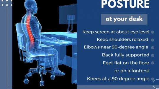 Practice Proper Posture At Your Desk