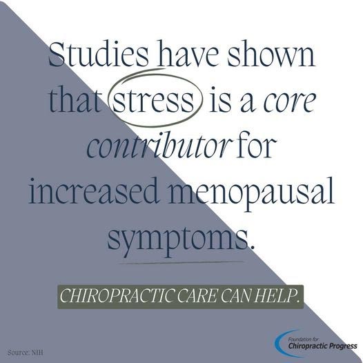 Chiropractic care helps reduce stress through hands-on care to maximize joint function for optimal motion, release endorphins in the area of adjustment and diminish pain