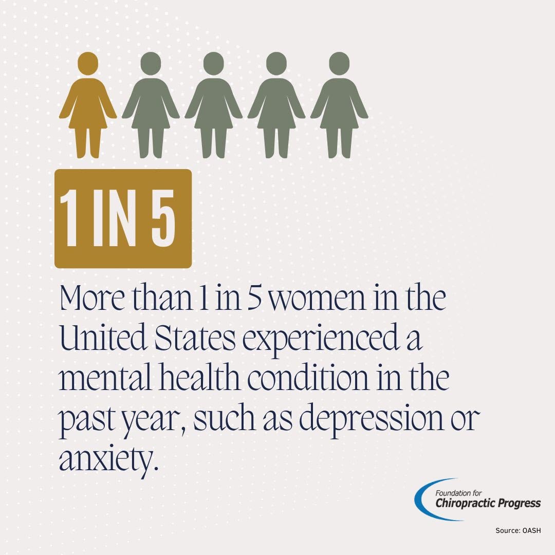 With strategies that optimize both physical and mental health outcomes, chiropractic care is a drug-free primary care option positioned on the front line to offer natural strategies to combat the effects of mental health for women