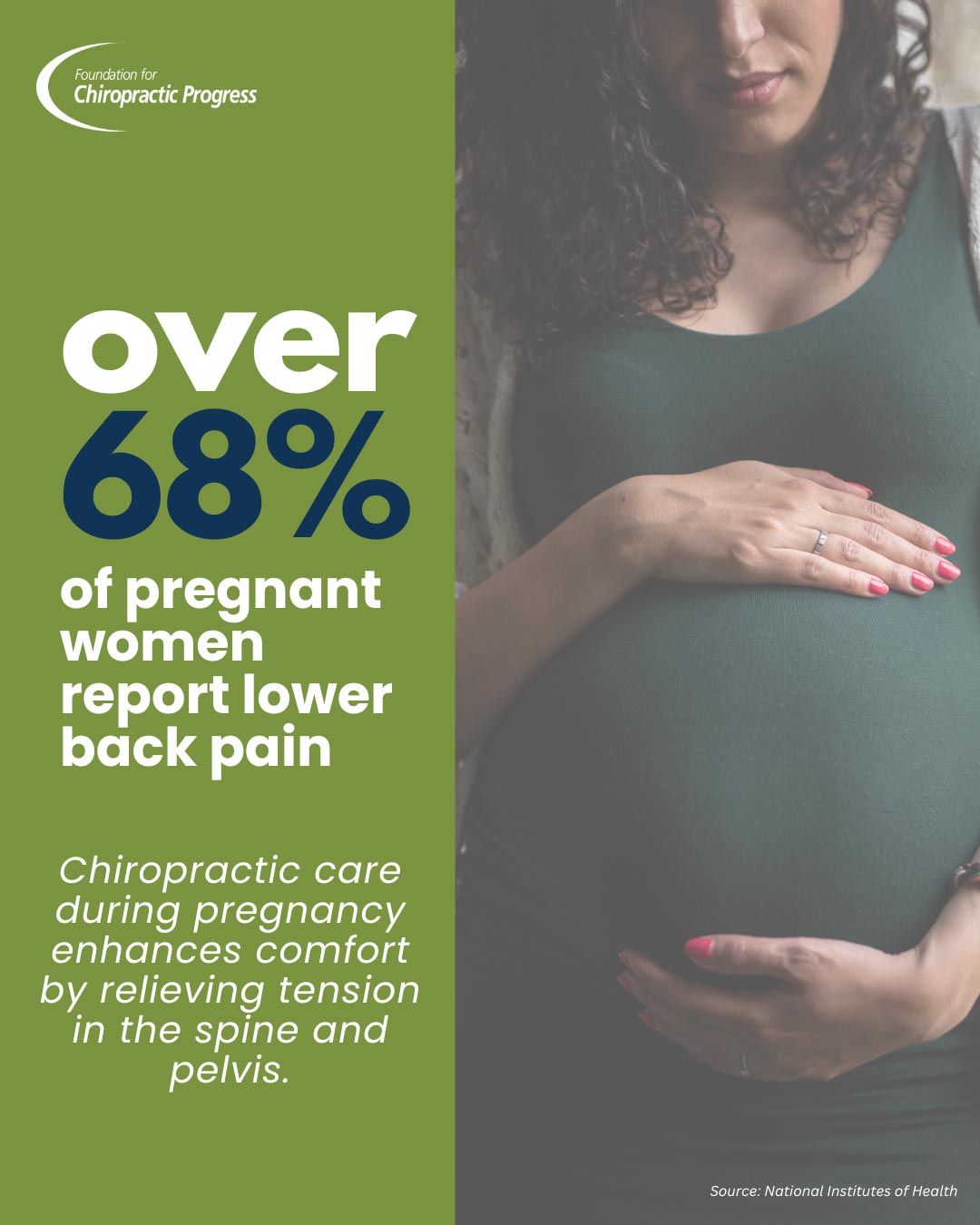 Chiropractic Care During Pregnancy Enhances Comfort by reliving tension in the spine and pelvis