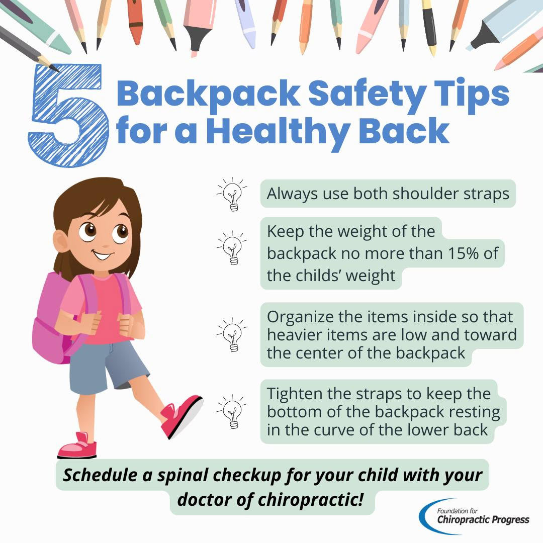 5 Backpack Safety Tips for a Healthy Back